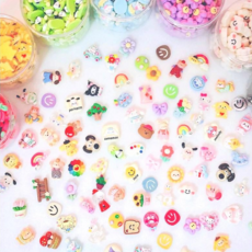 데코덴 파츠 휴대폰폰케이스파츠 휴대폰 꾸미기 만들기, 50개, 멀티