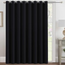 H.VERSAILTEX Blackout Patio Curtains 100 x 84 Inches for Sliding Door Extral Wide Curtain Panels T