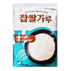 우영식품 찹쌀가루, 1kg, 5개