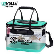 釣友俱樂部 EVA 厚 釣魚水桶 折疊活魚桶 漁戶桶 釣魚箱 漁具包, 藍色透明活魚桶,20L