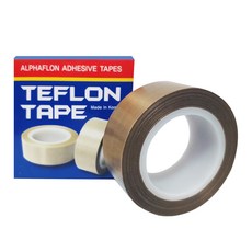 테프론테이프 내열 방열 전기 절연 열선 천 접착 썬팅 기스 방지 테이프 TEFLON 10M, 0.18mm, 12.5mm x 10M, 1개