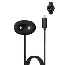 FJIASTB for Google Pixel Watch 4 (41mm/45mm) Charger Cable with Base Magnetic USB Type-C Fast Cha