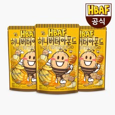 HBAF 허니버터 아몬드 190g 3봉 세트