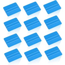 Lependor 블루 핸드 어플리케이터 스퀴지 데칼 비닐 랩 핸디 툴 창문 틴트 자동차 랩 스티커 벽지 설치용 - 12팩 193772, Lependor 블루 핸드 어플리케이터 스퀴지, 데칼