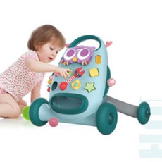 아기 걸음마보조기 속도조절 워커 동요소리 걷기연습 신체발달 장난감 딸랑이 유아, 1개