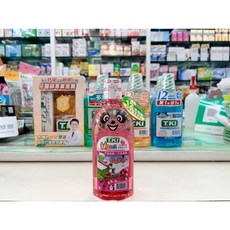 白人 T.KI 鐵齒兒童漱口水 草莓味 含氟 不含酒精, 1個, 【T.KI 兒童漱口水 草莓味】