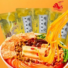 이슬빛 류저우 뤄쓰펀 광시특산 뤄스펀 중국 쌀국수 우렁이, 10개, 335g