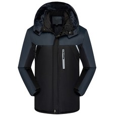 JDUDS 專櫃級禦寒男女衝鋒外套，防風保暖透氣，可拆卸帽子，多口袋設計，戶外休閒必備