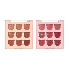 dasique Mood Painting 唇頰彩妝盤 九色多功能彩妝盤 自然好氣色, 06 Sweet Bear, 1個