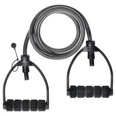 一字拉力繩 居家健身拉力帶 彈力繩 健身拉力器 訓練器 運動拉力繩, 1個, 黑色，黃色，紅色，藍色，綠色