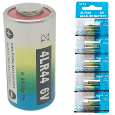 4LR44 6V 鹼性電池 附發票 足電壓 適用止吠器、遙控器、美容筆、訓狗器、汽車 10入, 10個, 4LR44電池
