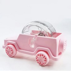 햄스터자동차 쳇바퀴 햄스터 장난감 용품, 핑크 대형, 1개