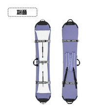 스노우보드가방 방수 데크 보호 커버 백팩 숄더 엣지백, 퍼플 152x26cm/보드152-156 가능