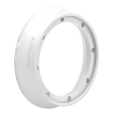 Normcore 58mm 자기 투여 깔때기 V2 에스프레소 커피 링 네오디뮴 자석 8개가 장착된 28mm 양극 산화 알루미늄 브레빌 포르타필터에 맞습니다, 54mm, 54mm, 1개, Normcore White