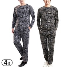2+2 웨어몬 여름 WF 밀리터리 고탄력 냉감 상의 하의 4장 랜덤세트 일상 작업복