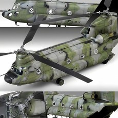 아카데미 CH-47D 치누크 1/72 모형 항공기 비행기 키트 조립 장난감 퀄리티 모델링, 본상품