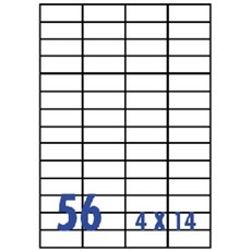 Unistar 裕德3合1電腦標籤紙 (37)US4273 56格, 1個, 20張