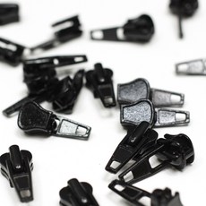 비슬론지퍼머리 3호 검정(개이빨 플라스틱지퍼머리), 1개