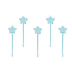 도나앤데코 도시락데코 과일꼬지 별픽 하늘, 1개입, 100개