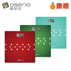 歐瑟若oserio 數位體重計BNG-207，高精度測量，大螢幕顯示, 藍色, 1個