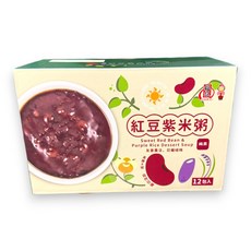 福記 紅豆紫米粥 雙重美味 12包入, 3kg, 1箱