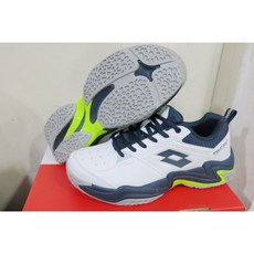 LOTTO 樂得 TS250 男生全地型網球鞋 - 超人氣運動鞋款, 白深藍,26