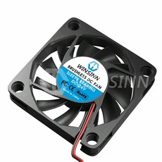 WINSINN 6010 60mm 팬 DC 5V 12V 24V 슬리브/듀얼 볼 베어링 브러시리스 냉각 60x10mm 2PIN, 02 24V - Sleeve