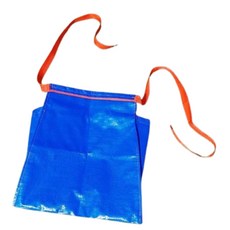 농작업 다용도 힙색 야외 식물 채취용 38cm 1개 보조 수납함 과일따기 복대 블루
