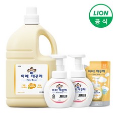 [라이온코리아] 아이깨끗해 핸드워시 대용량 순 4.5L x 1개, 순 보송보송 파우더향