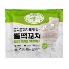 쿠즈락 쌀 떡꼬치 1.3kg x 2팩 (130g x 10개입), 2개
