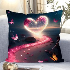 아름다운 꽃패턴 소파쿠션 양면 소파 쿠션 솜 포함 세탁가능 고탄력 트렌디 꽃스타일 수집가 추천 특별한 디자인 트렌디한 스타일, XKHD-11, 40 x 40CM (솜포함 양면쿠션)