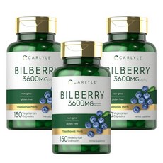 Carlyle Bilberry Extract 칼라일 빌베리 추출물, 3개, 200정