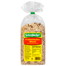 자이텐바허 Seitenbacher 뮤즐리 아침용 위드 차전자피, 1개, 1kg