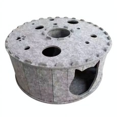 毛氈貓窩, 灰色 直徑79cm*高40cm大號, 1個