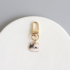 可愛軟萌小貓咪掛飾迷你鑰匙扣書包掛件配件貓咪鑰匙扣情侶飾品