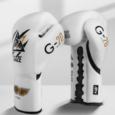 BN FIGHT 拳擊手套, 1個, 12盎司-白色, 白色