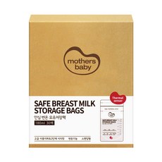 마더스베이비 안심변온 모유저장팩 180mlX30매, 30매, 1개