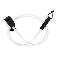 MYSTIC 荷蘭衝浪品牌 衝浪腳繩 9尺 6尺 Surf Leash 氯丁橡膠 衝浪配件 掛飾, 白色_6英尺, 白色