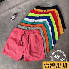 台倉出庫 夏天 短褲 快乾褲 男短褲 寬鬆褲 沙灘褲 三分褲 速乾 運動褲 男褲 潮流 休閒褲 港風 ins 4