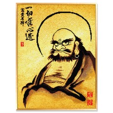 블링블링 알루미늄 액자형 보석십자수 (AB+원형) 60x45cm, BL3D-1176 (달마일체유심조), 1세트