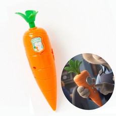 당근녹음기볼펜 볼펜선물 1개 장난감녹음기볼펜 주토피아 펜 토끼순경볼펜, 오렌지, 캐롯