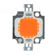 10pcs 10W LED 통합 고전력 LED 구슬 10W 화이트/블루/레드/그린/옐로우/따뜻한 화이트/600mA 12.0V 800-1000LM 24 * 40mil 전자 부품 액세서리 소스, Red