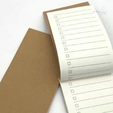 크라프트 수첩 투두리스트 할일체크리스트