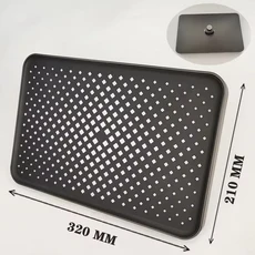 새로운 36CM 빅 패널 고압 상단 강우량 샤워 더 큰 흐름 과급 헤드 ° 회전식 절수 세트, 04 Top Grey Shower