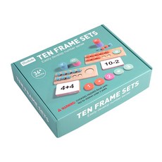 Treehole 十位數教具套裝 兒童數學啟蒙玩具 數字感培養 邏輯思維訓練, 1套