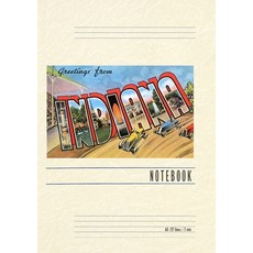 (영문도서) Vintage Lined Notebook Greetings from Indiana Paperback, Found Image Press, English, 9798385416332