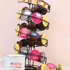 태스크라임 나선형 커피캡슐보관함 돌체구스토 스타벅스 커피캡슐보관 돌체구스토캡슐보관함