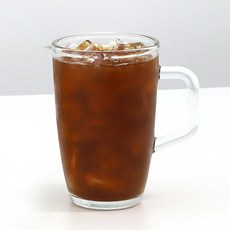 글라스락 손잡이 빅 머그컵 530ml, 투명, 4개입