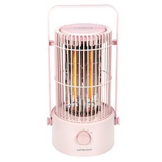 유니맥스 원형 2단 카본 전기히터, UMH-SP659-P, 핑크