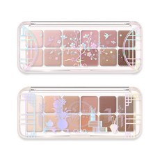 CLIO Pro Eye Palette Air 21 Mogamju Library眼影盤，柔和色彩，持久服貼，打造精緻眼妝, MOGAMJU LIBRARY, 1個